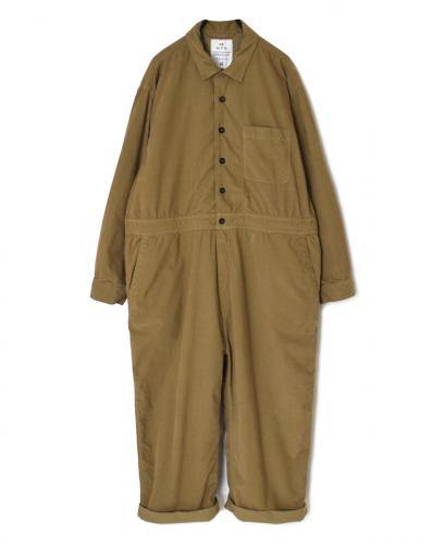 INHT2553CD(サロペット) 26 WALES CORDUROY OVERDYE ONE-UP COLLAR OVERALLS