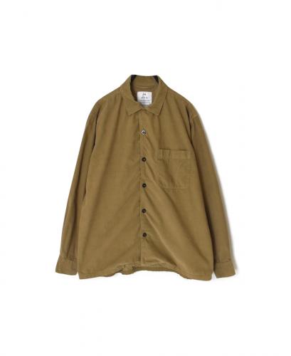 INHT2551CD(シャツ) 26 WALES CORDUROY OVERDYE ONE-UP COLLAR SHIRT