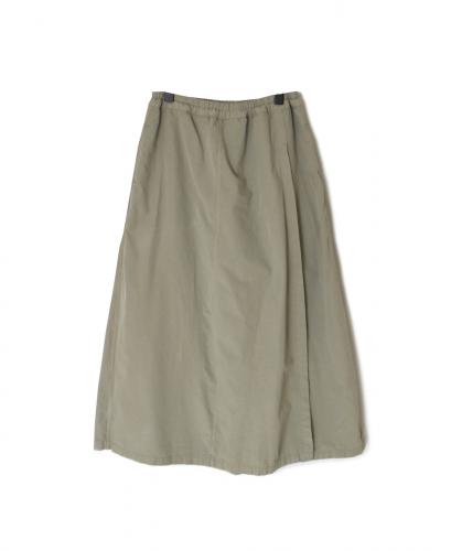 INAM2556PD(キュロット) 40s POPLIN OVER DYE WRAP CULOTTES WITH SEAM POCKET