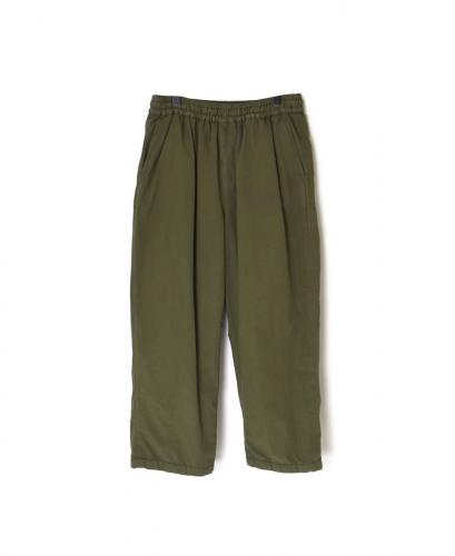 NVL2593D(パンツ) 40s ORGANIC POPLIN (OVERDYE) EASY PANTS