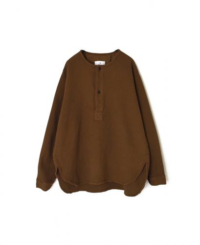 INHT2574WPD(シャツ) WAFFLE PLAIN OVERDYE HENRY NECK SHIRTS