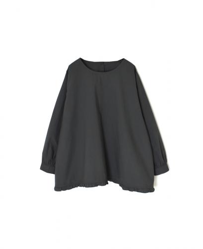 NSL25543(スモック) 40s POPLIN PLAIN HEM FRILL BACK OPENING SMOCK