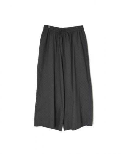 NSL25536(パンツ) 40s POPLIN DOT PRINT WIDE EASY PANTS