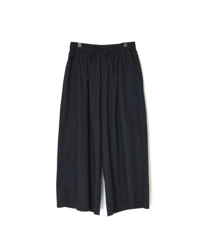 NSL25536(パンツ) 40s POPLIN DOT PRINT WIDE EASY PANTS