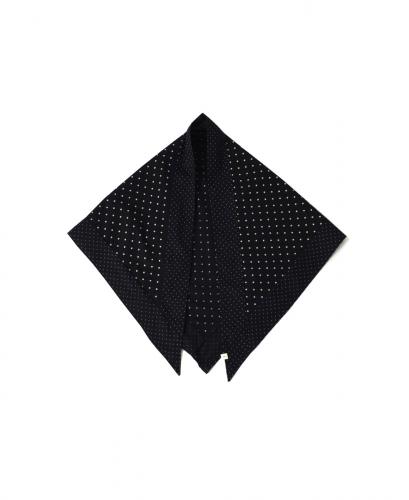 NSL25539(ストール) 40s POPLIN DOT PRINT TRIANGLE STOLE