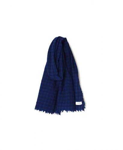 INAM2571(ストール) WOOL GINGHAM LONG STOLE