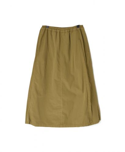 INAM2556PD(キュロット) 40s POPLIN OVER DYE WRAP CULOTTES WITH SEAM POCKET