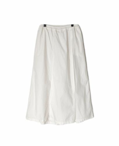 INAM2556PD(キュロット) 40s POPLIN OVER DYE WRAP CULOTTES WITH SEAM POCKET