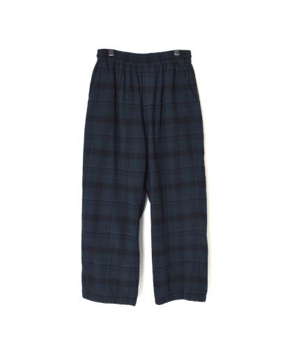 NVL2573D(パンツ) COTTON FLANNEL CHECK OVERDYE EASY PANTS