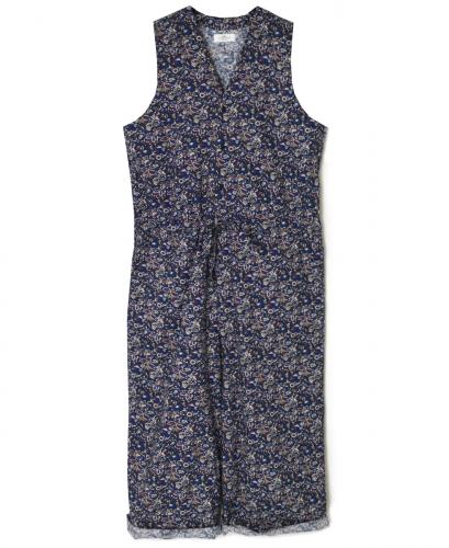 NSL25553(サロペット) 40s POPLIN MEDIUM FLOWER PRINT NO/SL OVERALLS