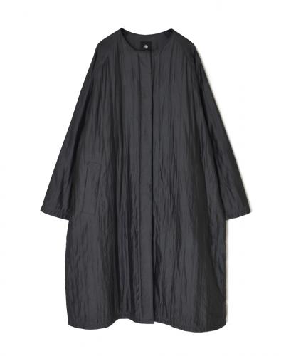 NMDS25541(コート) QUILTED COTTON SILK RAGLAN COAT WITH VERTICAL STITCH