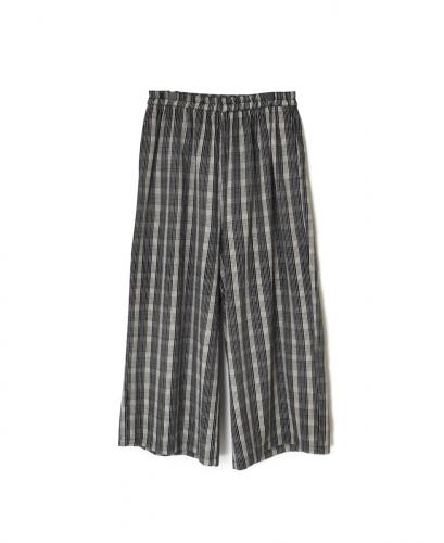 NMDS25595(パンツ) WOOL COTTON CHECK EASY PANTS