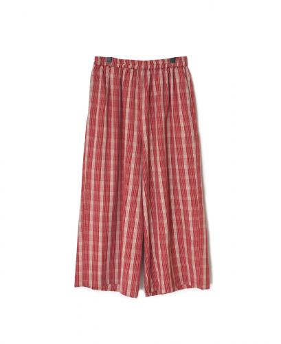 NMDS25595(パンツ) WOOL COTTON CHECK EASY PANTS