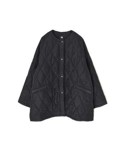 NMDS25582(コート) PADDED BANGALORE SILK PLAIN FRONT BUTTON SHORT COAT
