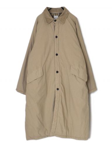 MDSH2552D(コート) PADDED 40s POPLIN FLANNEL LINING REGULAR COLLAR COAT