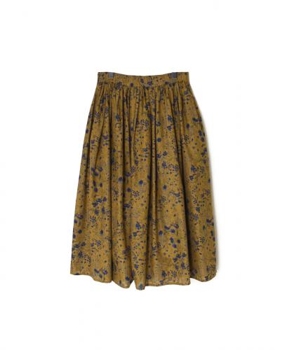 NSL25595(スカート) 60s CAMBRIC FLOWER PRINT GATHERED SKIRT