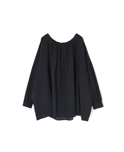 NSL25611(スモック) COTTON DOBIE DOT PATCHWORK 2WAY GATHERED SMOCK