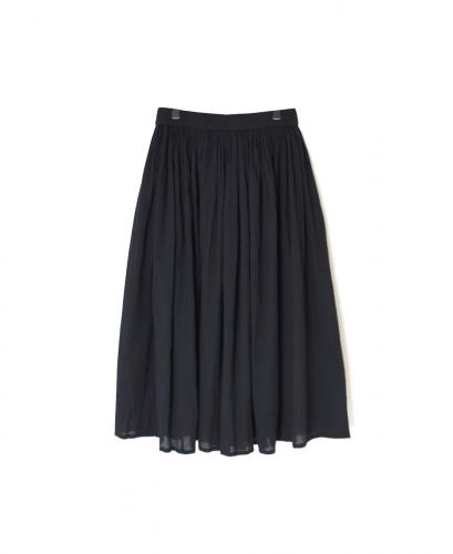 NSL25615(スカート) COTTON DOBIE DOT PATCHWORK GATHERED SKIRT