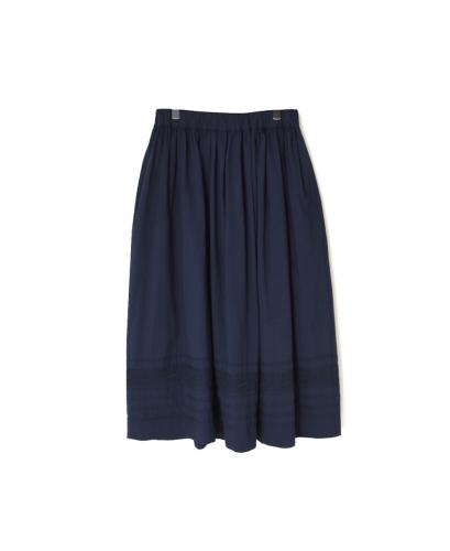 NSL25624(スカート) 60s CAMBRIC PLAIN WITH LACE GATHERED SKIRT