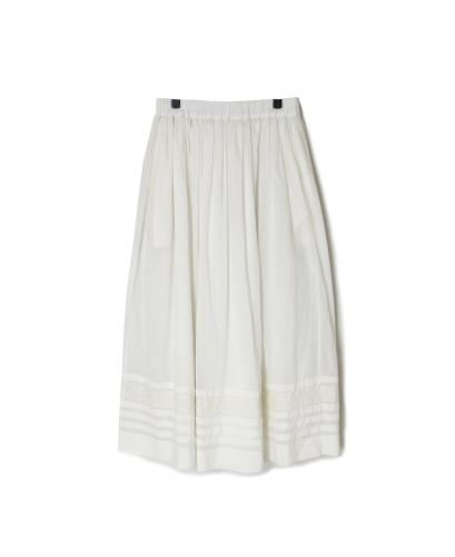 NSL25624(スカート) 60s CAMBRIC PLAIN WITH LACE GATHERED SKIRT