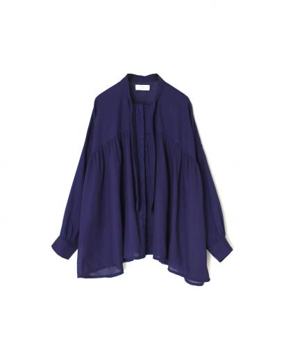 NSL25602(シャツ) 60s COTTON TWILL PLAIN TAI GATHERED FRONT SHIRT