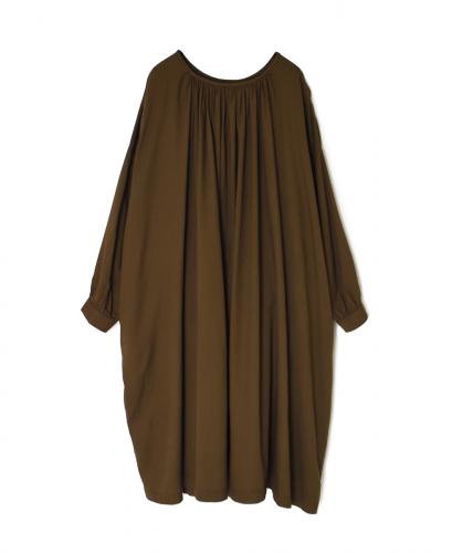 NSL25603(ワンピース) 60s COTTON TWILL PLAIN GATHERED SMOCK DRESS