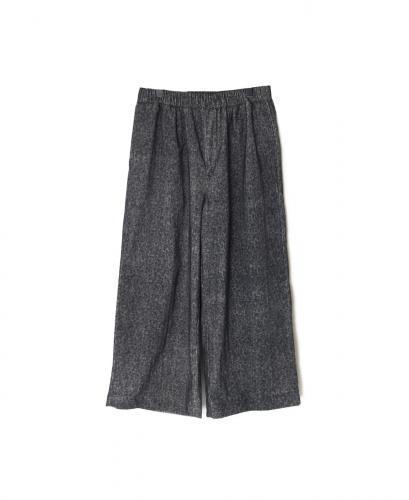 NSL25586(パンツ) CORDUROY SMALL FLOWER PRINT WIDE EASY PANTS