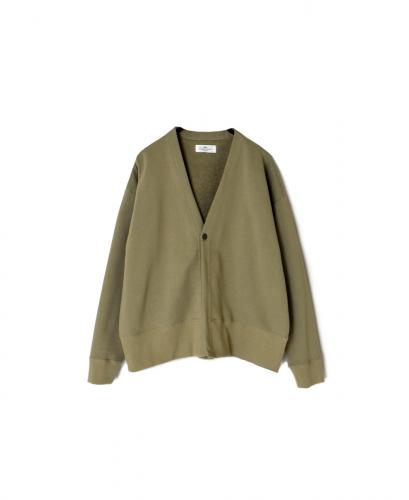  GNSL25542(カーディガン) COMBED COTTON FRENCH TERRY V-NECK 1BUTTON CARDIGAN