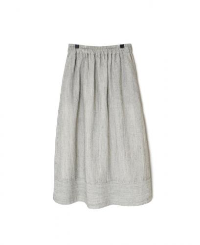 INSL25715(スカート) WOOL/LINEN STRIPE EASY SKIRT