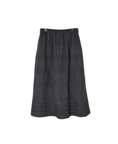INSL25715(スカート) WOOL/LINEN STRIPE EASY SKIRT