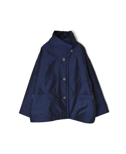 NSL25521(ジャケット)PADDED POLYESTER PLAIN HIGH COLLAR JACKET