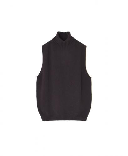 JNAMP2451(ニット)GEELONG LAMBSWOOL POLO NECK VEST