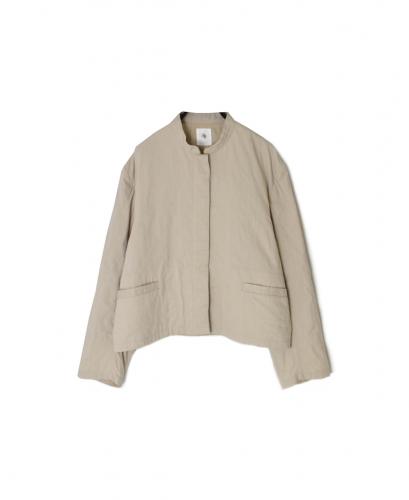●NMDS26211(ジャケット) 60s STITCHED ORGANIC CAMBRIC STAND COLLAR FLY FRONT JACKET