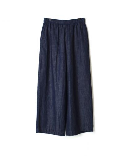 GNMDS2102CL (パンツ) 5.1oz WASHED COTTON/LINEN DENIM EASY WIDE PANTS