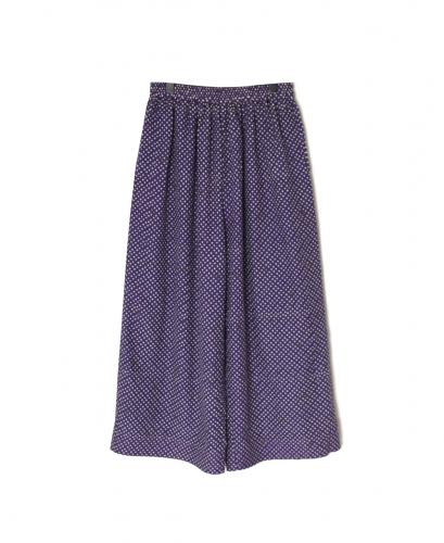 INMDS26085(パンツ) 80s VOILE SQUARE BLOCK PRINT EASY PANTS