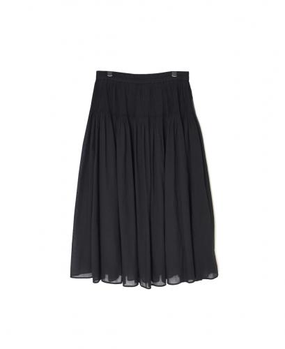 NMDS26245(スカート) 80s ORGANIC COTTON VOILE MINI PINTUCK FLARED SKIRT