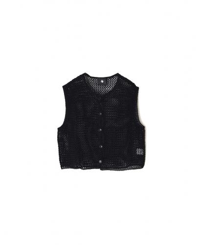 CNMDS2601(ベスト) 5GG LINEN OPENWORK KNIT VEST