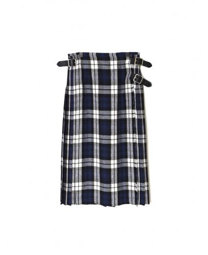 NOD2601(スカート) IRISH LINEN LOW WAIST ACCORDION LONG SKIRT