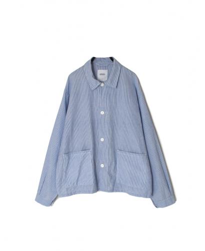INAM2631S(ジャケット) SEERSUCKER STRIPE WASH AUTHENTIC WORK JACKET