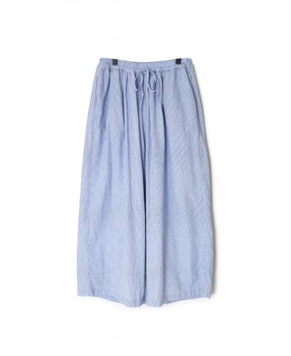 INAM2505S(パンツ) SEERSUCKER STRIPE WASH GATHERED EASY PANTS WITH LINING