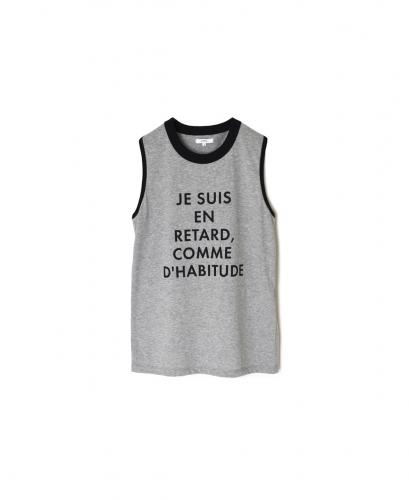 NFA2602P47(ノースリーブ) "RETARD"4.4oz COTTON JERSEY CREW NECK NO/SL RINGER PULLOVER