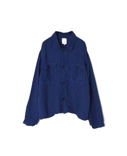 IMDSH2531LPD(ジャケット) 60s AUTLOOM LINEN PLAIN OVERDYE WORK JACKET