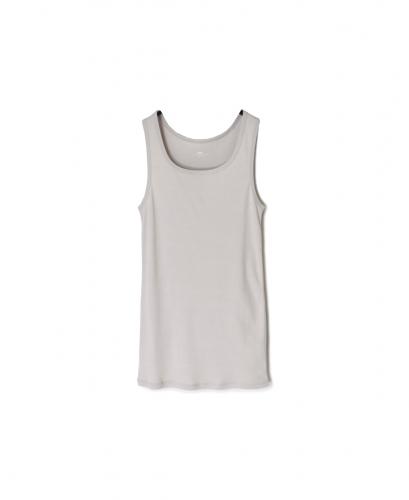 GNSL26021(タンクトップ) 40/1 RIB U-NECK TANK TOP