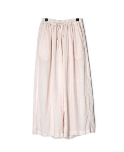 INAM2505G3D(パンツ) 30s GAUZE OVERDYE UTILITY GATHERED EASY PANTS WITH LINING