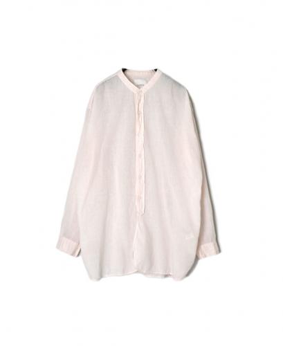 INAM2501G3D(シャツ) 30s GAUZE PLAIN OVERDYE UTILITY BANDED COLLAR SHIRT