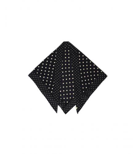 NSL26058(ストール) 80s COTTON VOILE DOT PRINT PATCHWORK TRIANGLE STOLE