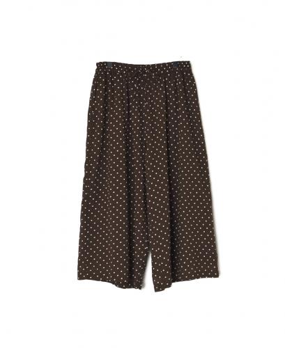 NSL26055(パンツ) 80s COTTON VOILE DOT PRINT WIDE EASY PANTS