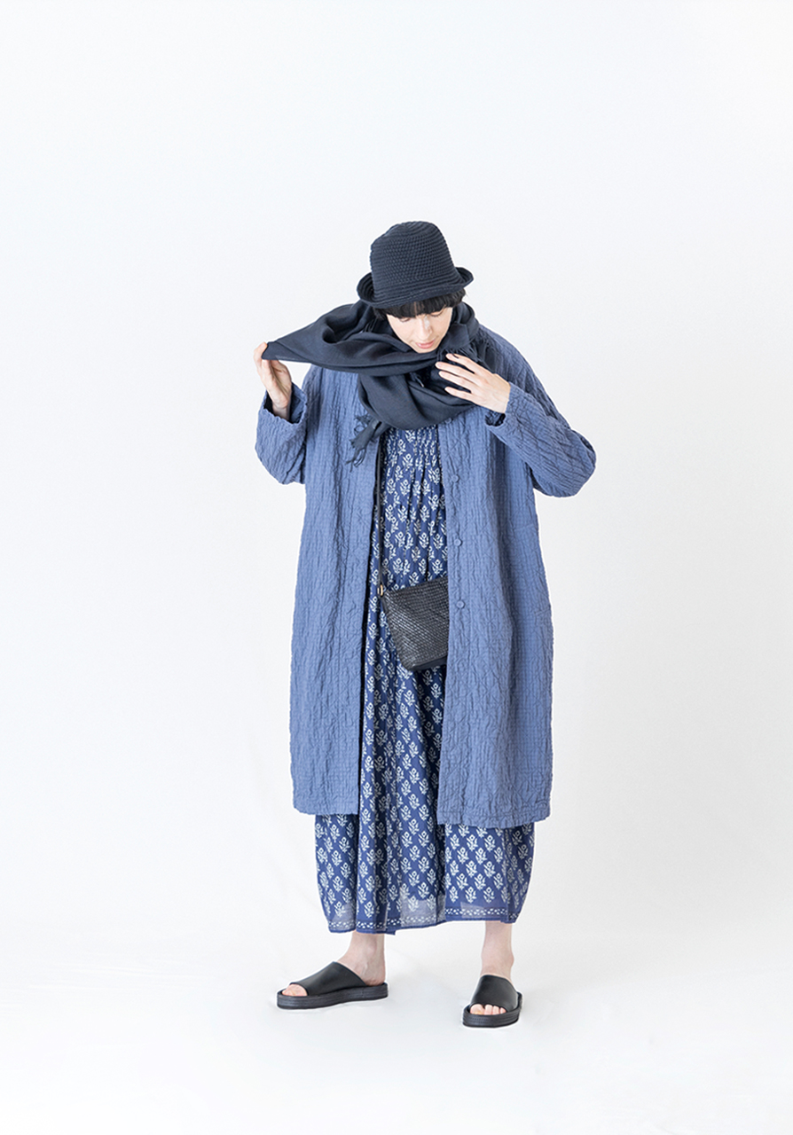 2024S/S 完売・新品 メゾンドソイルクルーネックシャツドレス