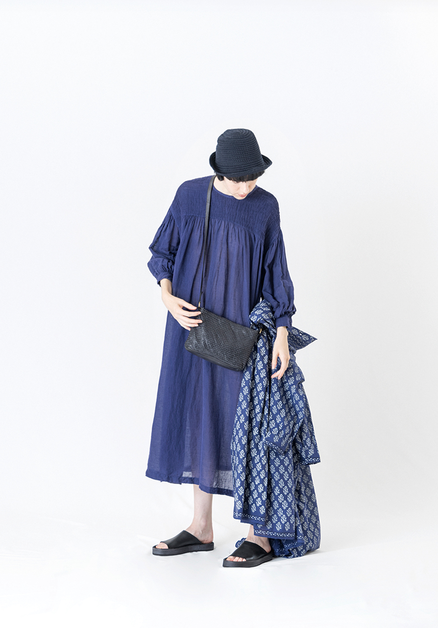 2024S/S 完売・新品 メゾンドソイルクルーネックシャツドレス