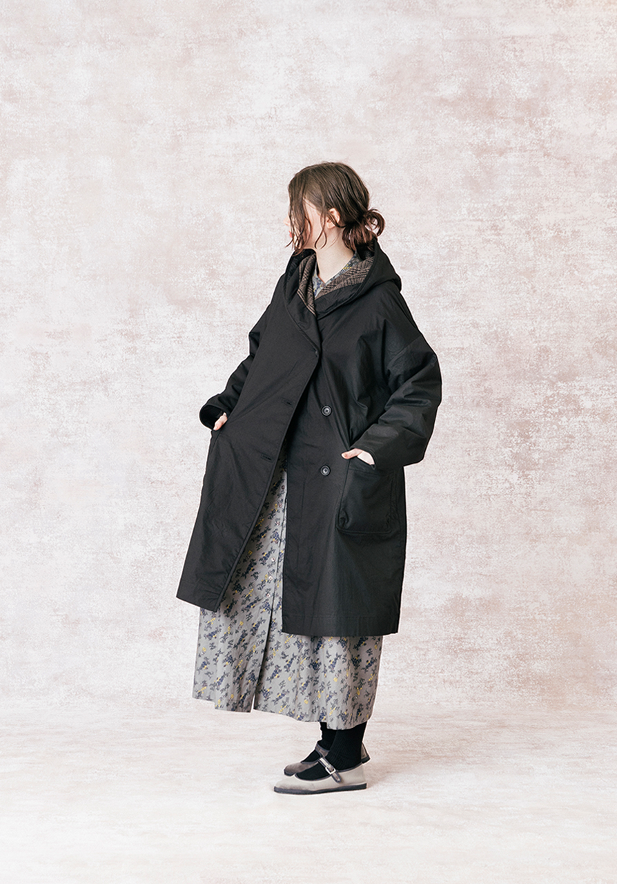 BLK White Mountaineering(ブラック ホワイトマウンテニアリング) 24AW SAITOS 3L WIDE COAT サイトス  3L ワイド コート BK2473205 3(L程度) ブラック マウンテンパーカー